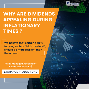 Why are dividends appealing during inflationary times?