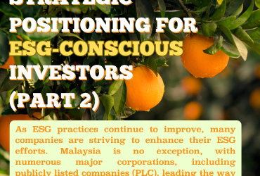 Strategic Positioning for ESG-Conscious Investors (Part 2)