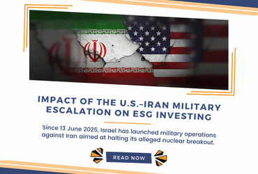Impact of the U.S.–Iran Military Escalation on ESG Investing