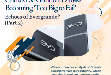 China’s EV Giant BYD Risks Becoming ‘Too Big to Fail’ — Echoes of Evergrande? (Part 2)